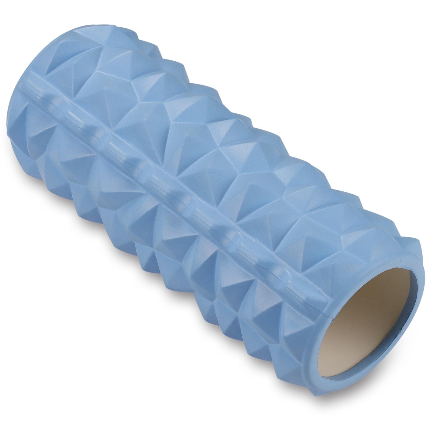 Rodillo de Espuma Redondo para Masajes Musculares y Yoga de PVC INDIGO 33*14 cm