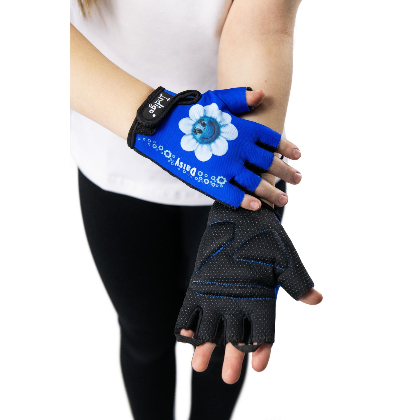 Guantes Ciclismo Infantil MANZANILLA INDIGO