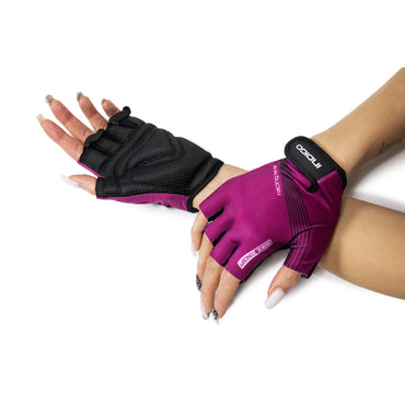 Women's Cycling Gloves INDIGO Purple