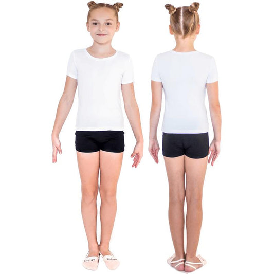 Gymnastics T-Shirt Short Sleeve INDIGO White