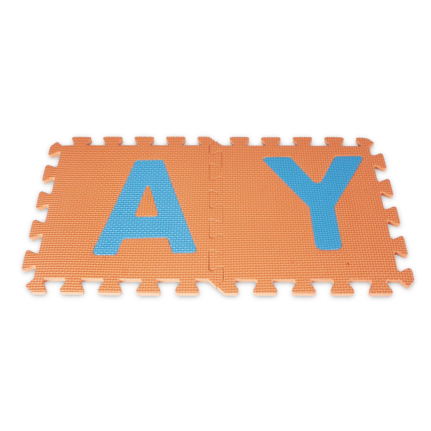 Fitness and Exercise Mat Gym Puzzle INDIGO Letters 26 Units Multicolor