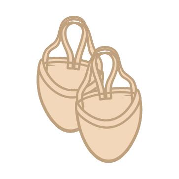 Toe Pads SOLO Beige