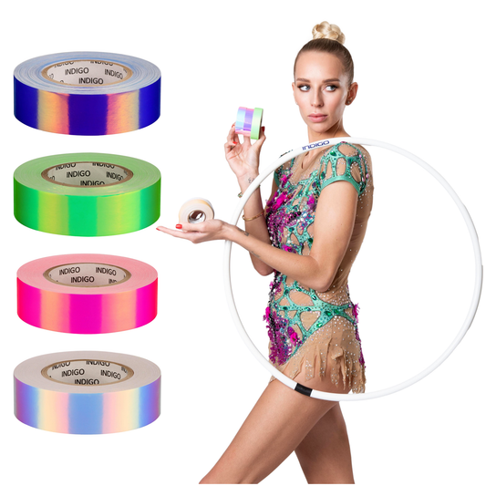 Adhesive Roll with Mirror Effect Rainbow Indigo 20mm*14m