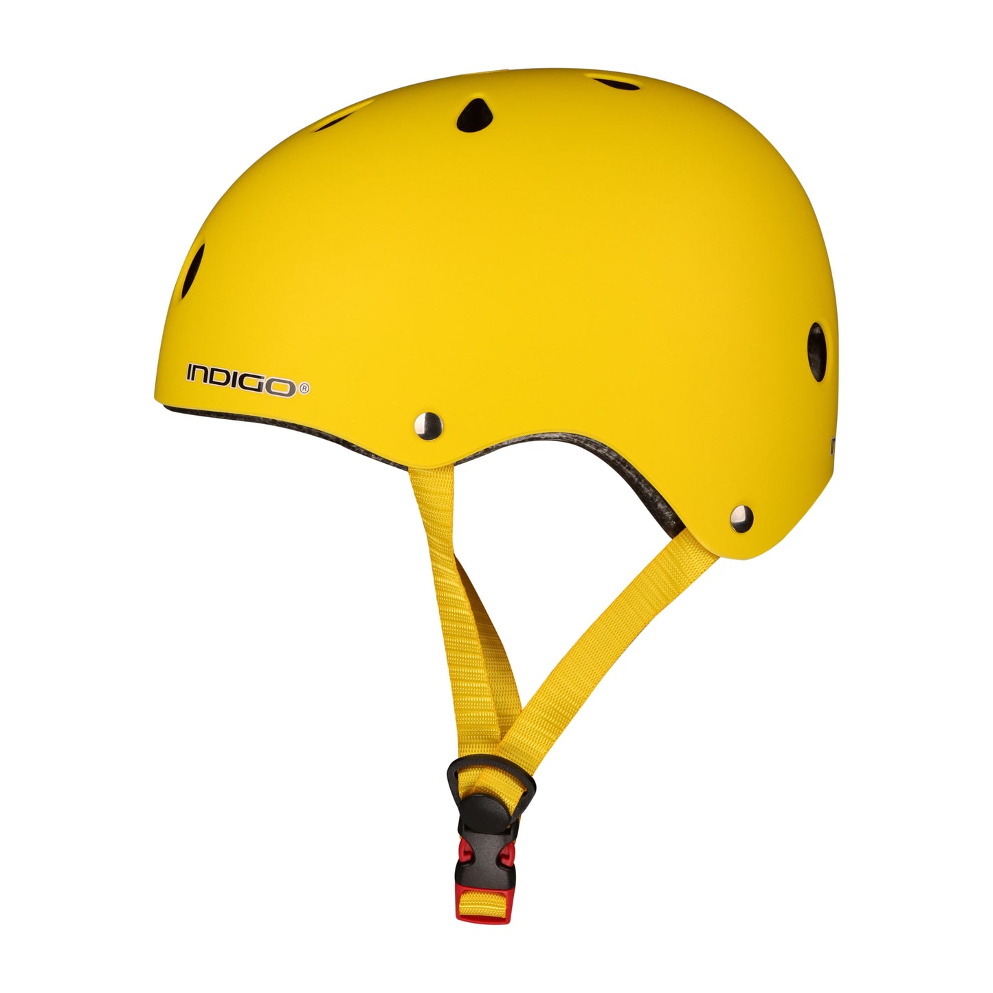 Children's Skateboarding Helmet With Ventilation INDIGO 51-55 cm