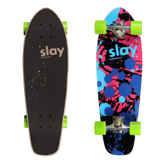 Skateboard SLAY Indigo 62.2 х 18.5 cm Multicolore.