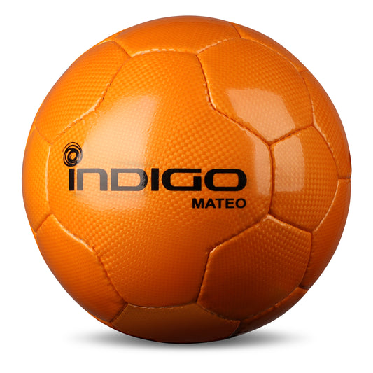 Ballon De Football Mateo Indigo Orange Taille Nº5 Entraînement.