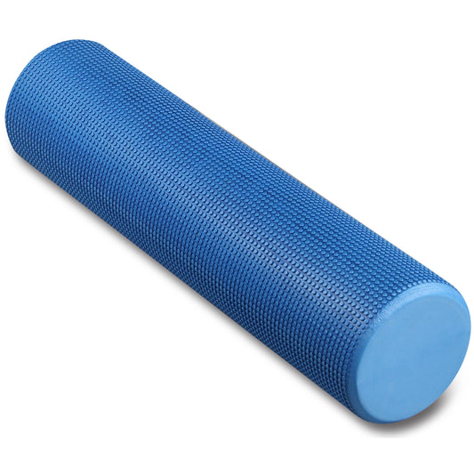 Rouleau De Mousse Rond Pour Massages Musculaires Et Yoga Indigo 60*15 cm