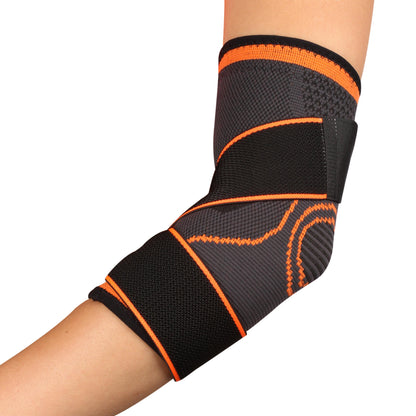 Elastic Elbow Brace with Compression Straps INDIGO