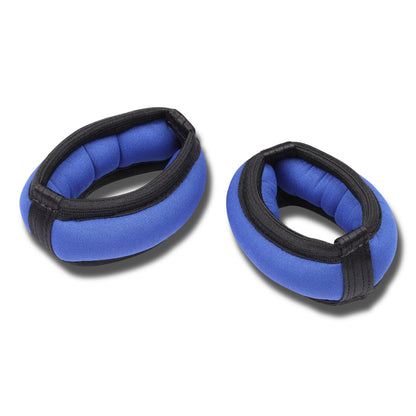 Weighted Neoprene Wristbands with Metal Fill INDIGO 2*0.1 kg