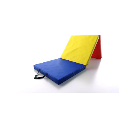 DRUNA Colchoneta Gimnasia Plegable 180x60x6 cm con Asas