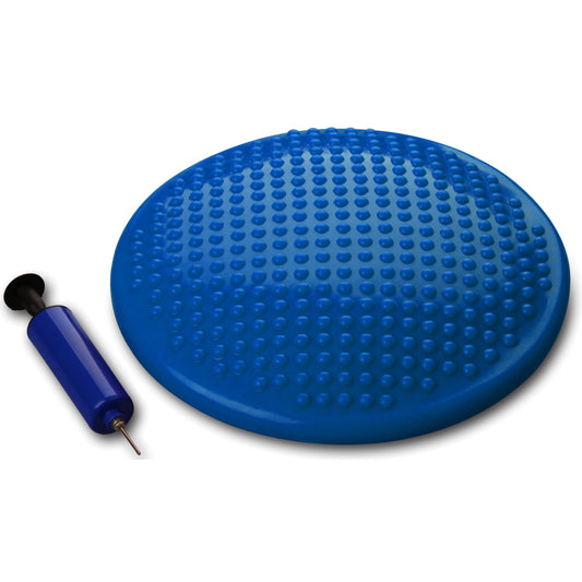 Cojín de Equilibrio SLIM con Bomba PVC INDIGO 33 cm