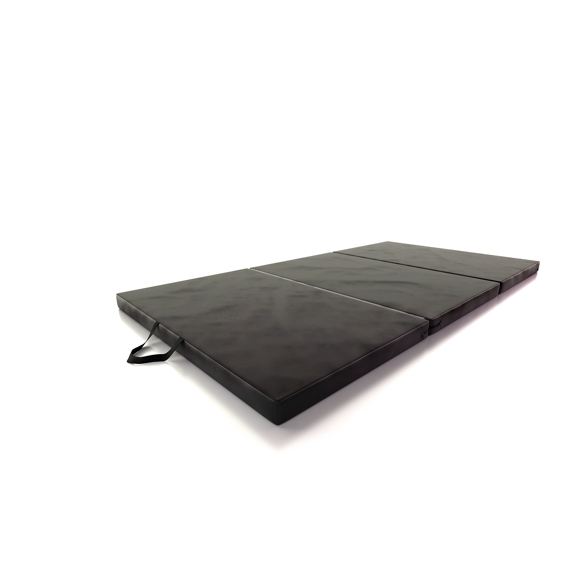 DRUNA Colchoneta Gimnasia Plegable 195x100x5 cm con Asas - Negro