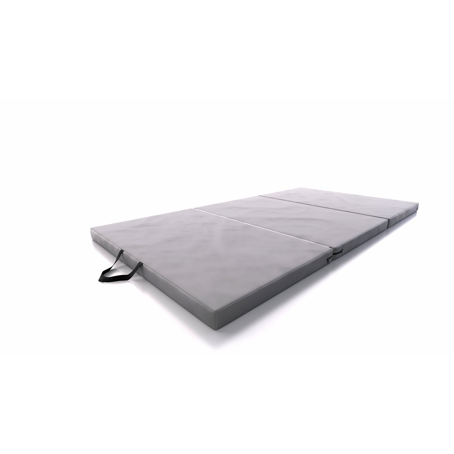 DRUNA Colchoneta Gimnasia Plegable 195x100x5 cm con Asas - Gris