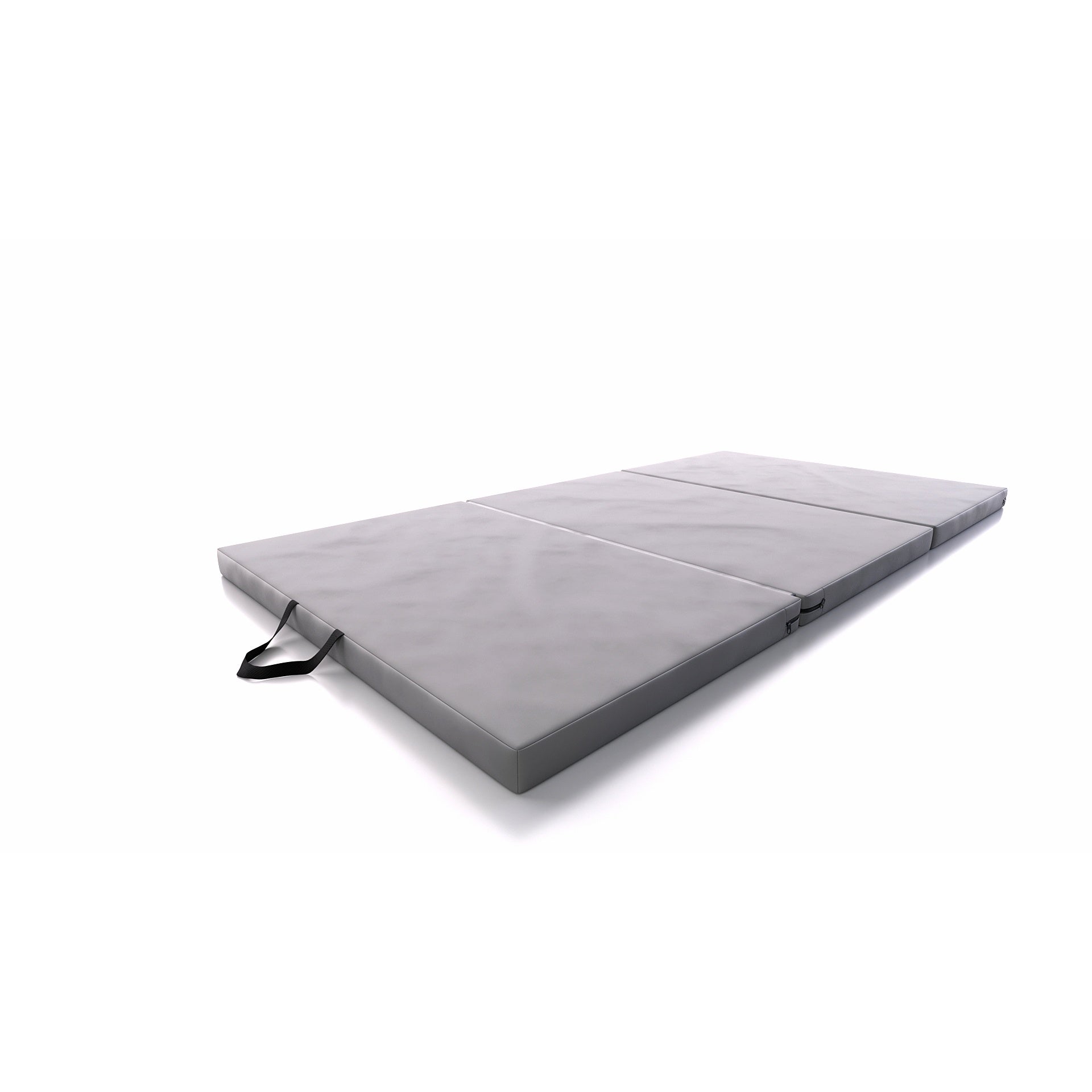 DRUNA Colchoneta Gimnasia Plegable 195x100x5 cm con Asas - Gris