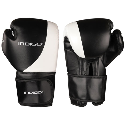 Gants De Boxe PU FLEX POWER RSC Blanc-Noir