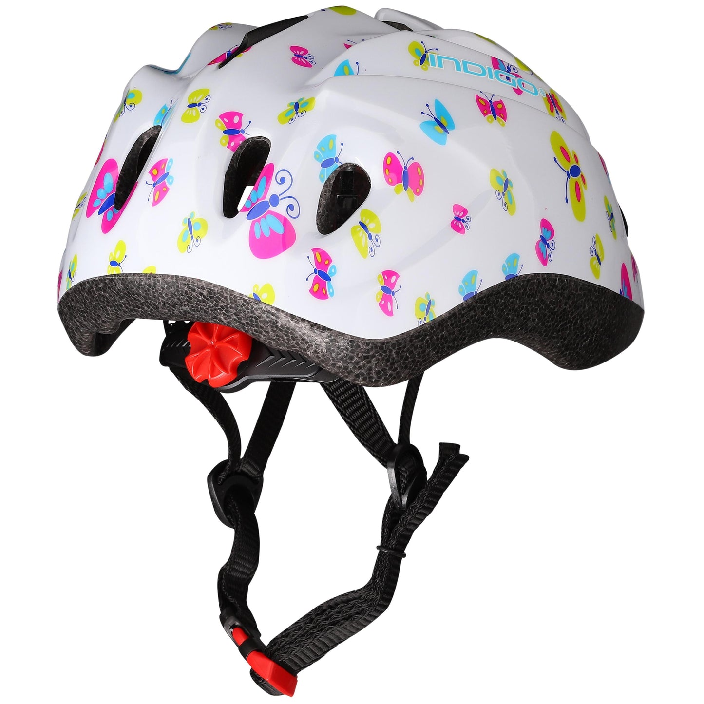 Children's Bicycle Helmet with Ventilation INDIGO 48-56 cm