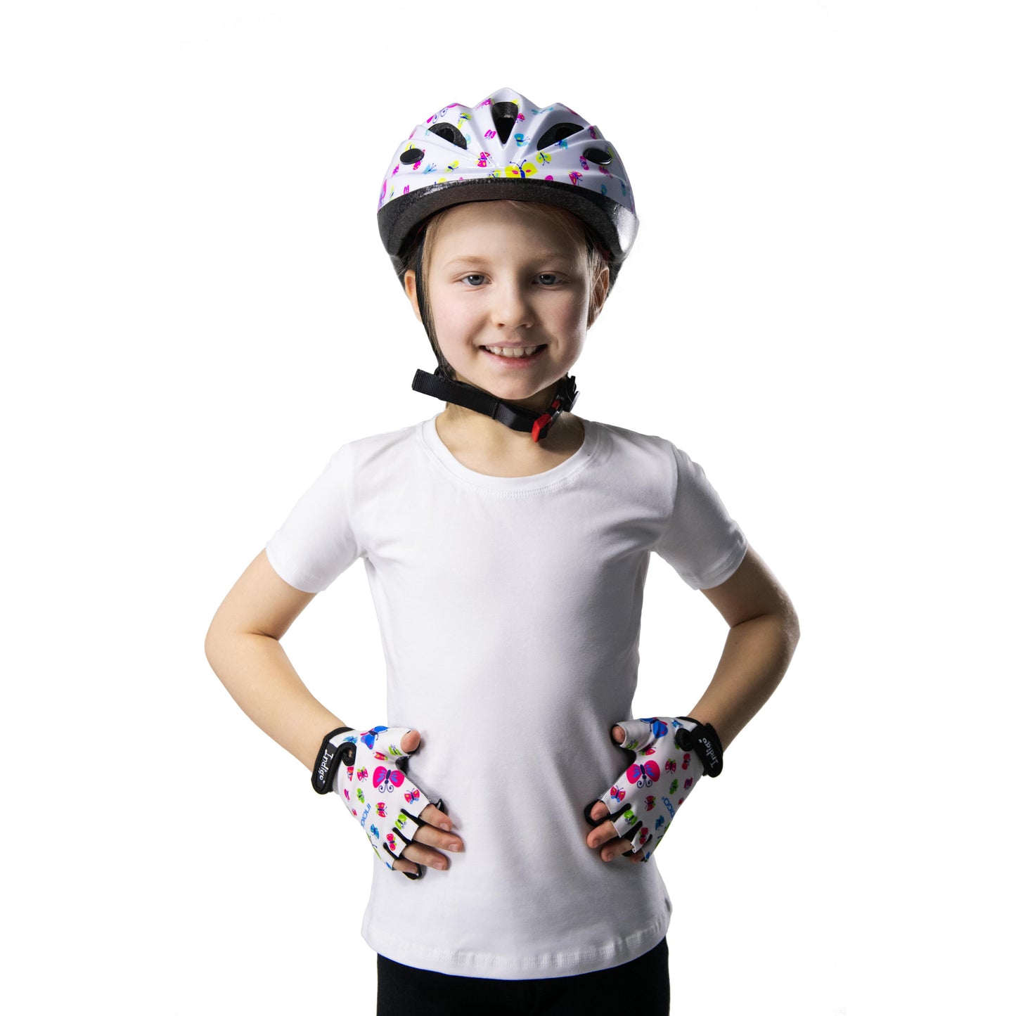 Children's Bicycle Helmet with Ventilation INDIGO 48-56 cm