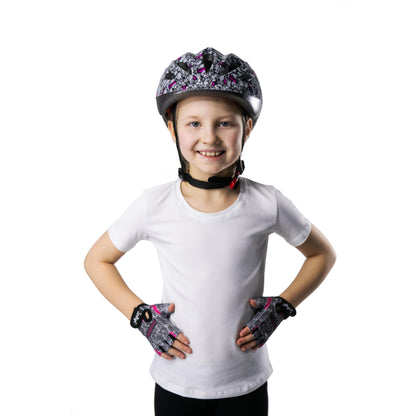 Children's Bicycle Helmet with Ventilation INDIGO 48-56 cm