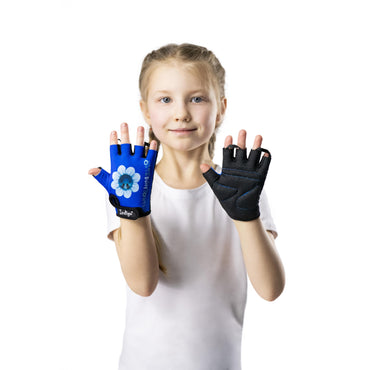 Guantes Ciclismo Infantil MANZANILLA INDIGO