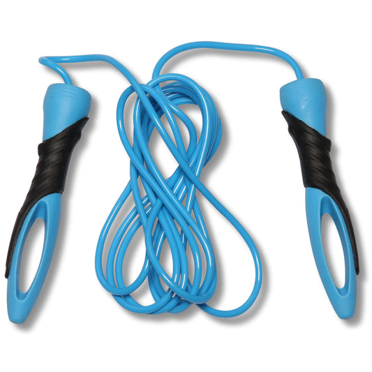 PVC Jump Rope with Plastic Handles INDIGO 2.7 m