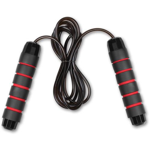 Jump Rope With Braided Steel Cord and Neoprene Handles INDIGO 2.8 m