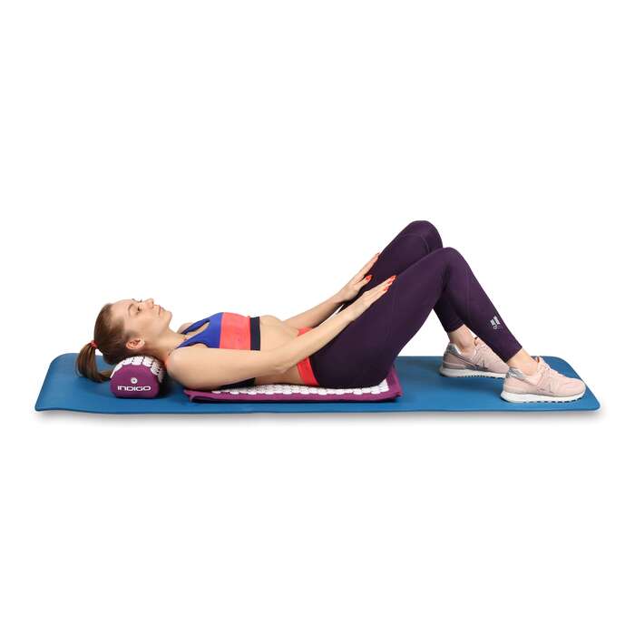 Massage Mat and Pillow INDIGO 67*42*2.5 cm, 38*15*10