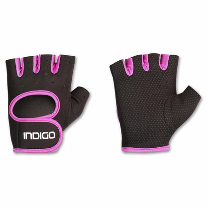 Fitness Gloves With Neoprene Fit for Women INDIGO