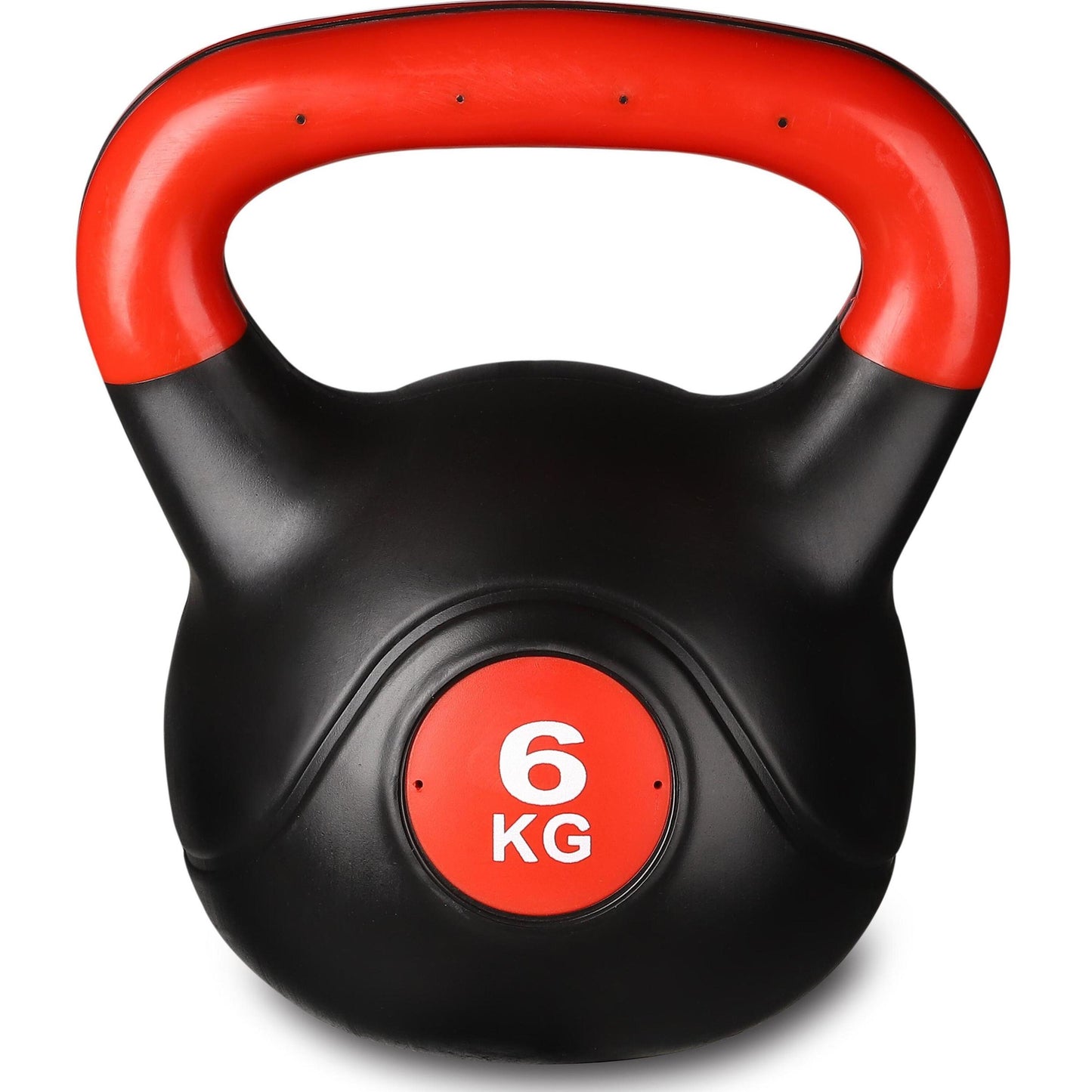 Plastic Kettlebell INDIGO Black-Red