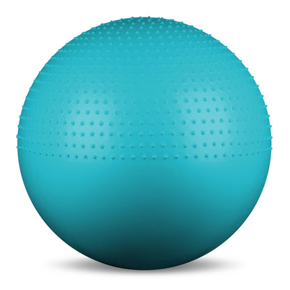 Gym/Massage Ball "2 in 1" Anti-Burst + Pump INDIGO