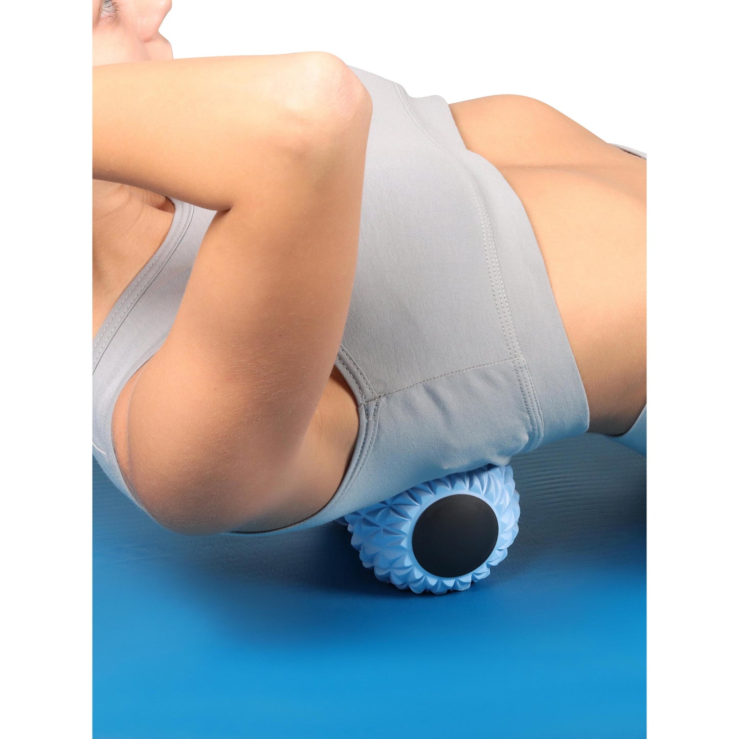 Double Massage Ball for Yoga Indigo 18*10 cm