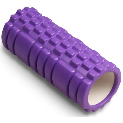 Foam Roller Round For Muscle Massages And Yoga PVC Indigo 33*14 cm