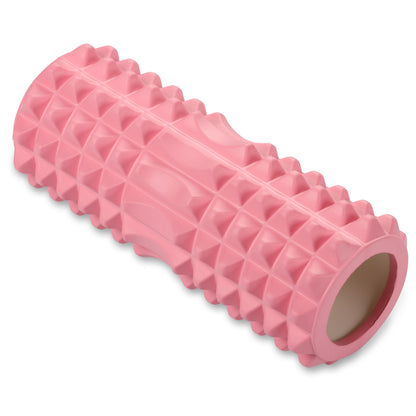 Foam Roller Round for Muscle Massages and Yoga PVC Indigo 33*14 cm IN267