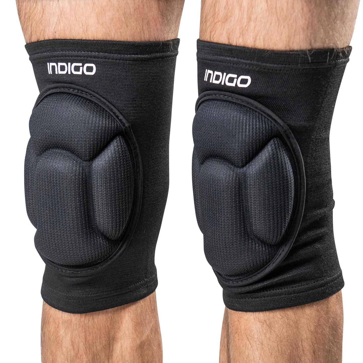 Volleyball Knee Pads with Reinforced Cushioning INDIGO Black