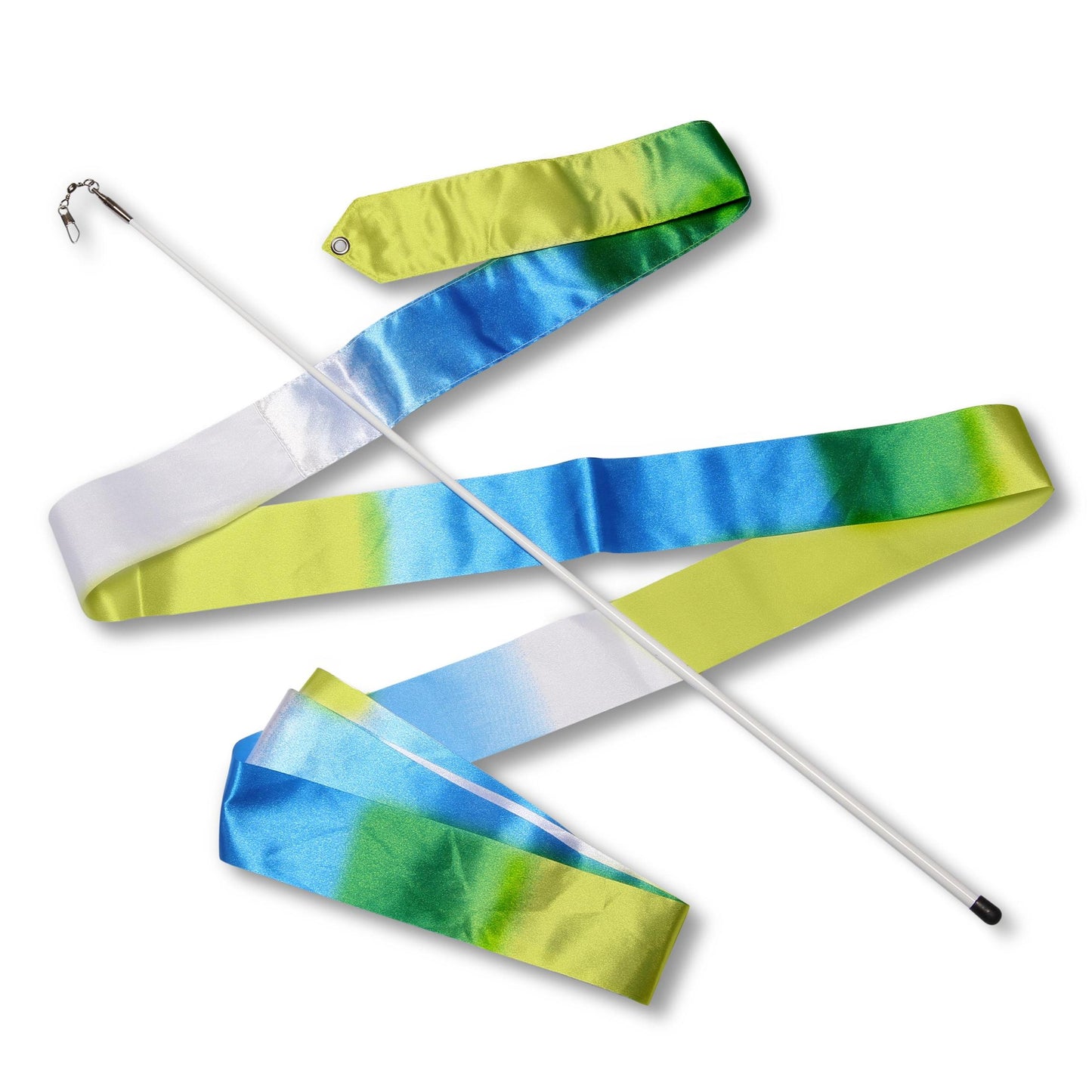 Gymnastics Ribbon with 56 cm Rod INDIGO Multicolor