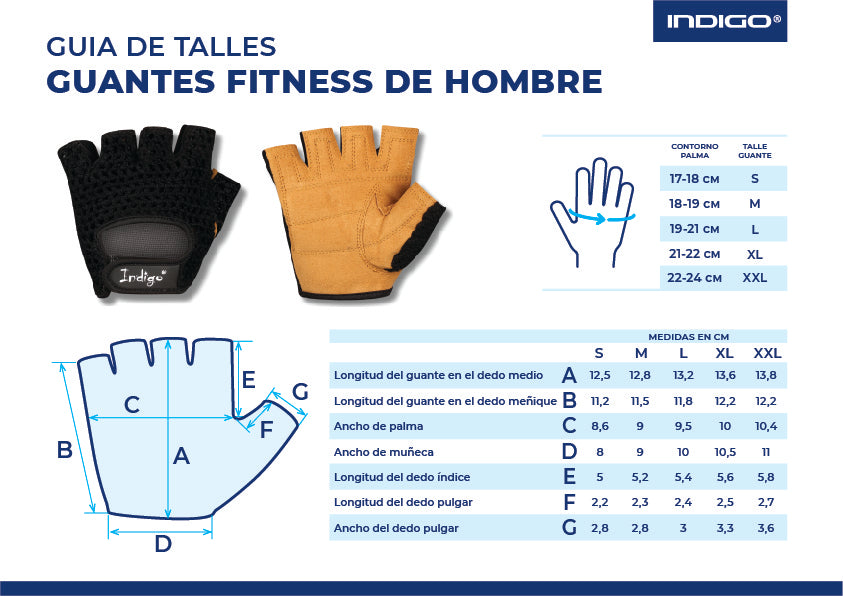 Gants Fitness en Daim et Maille pour Homme INDIGO Noir-Marron