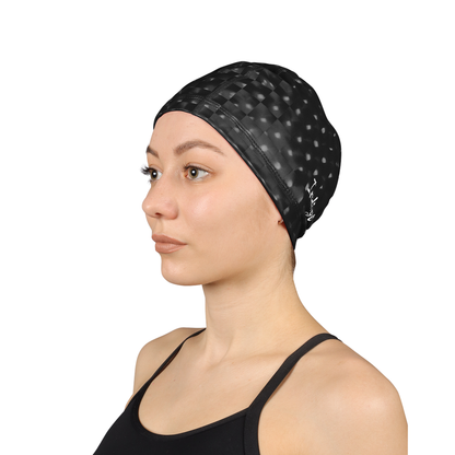 Gorro de Natación Tejido Engomado con Efecto 3D INDIGO