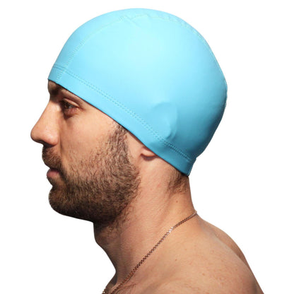 Gorro de Natación Tejido Engomado con PU INDIGO