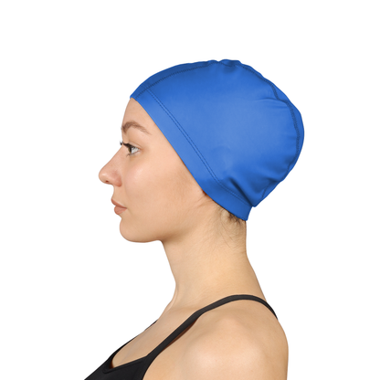 Gorro de Natación Tejido Engomado con PU INDIGO