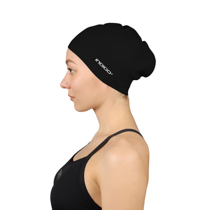 Swimming Cap Silicone for Long Hair INDIGO