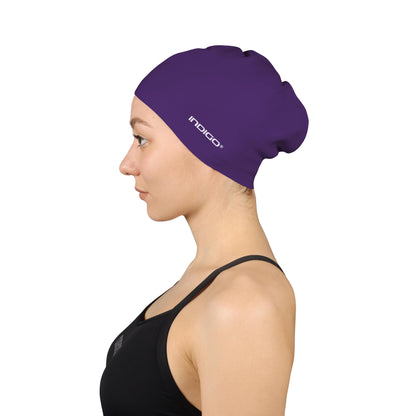 Swimming Cap Silicone for Long Hair INDIGO