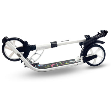 Folding Scooter Adults Up To 100 Kg BUTTERFLY INDIGO White