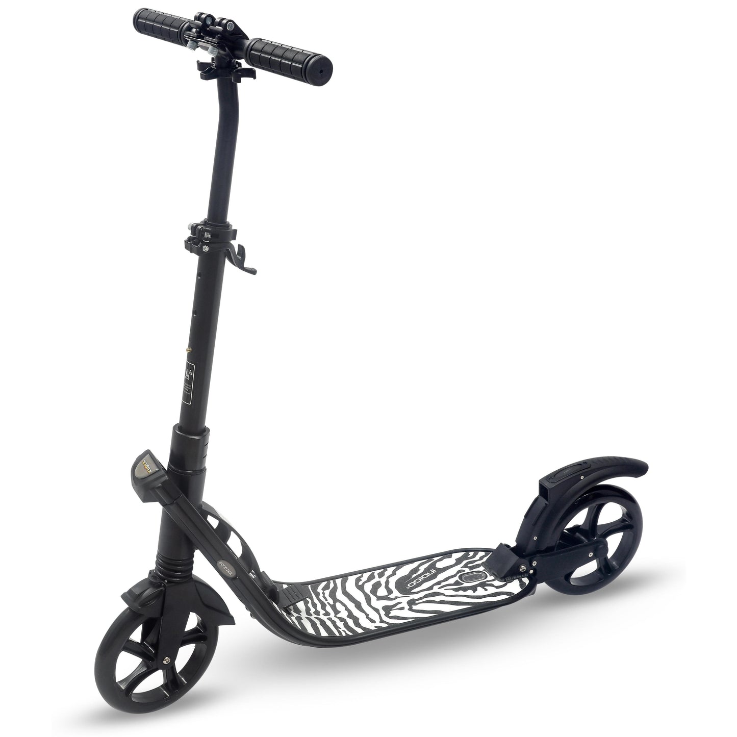 Folding Scooter Adults Up To 100 Kg COMFORT INDIGO Black