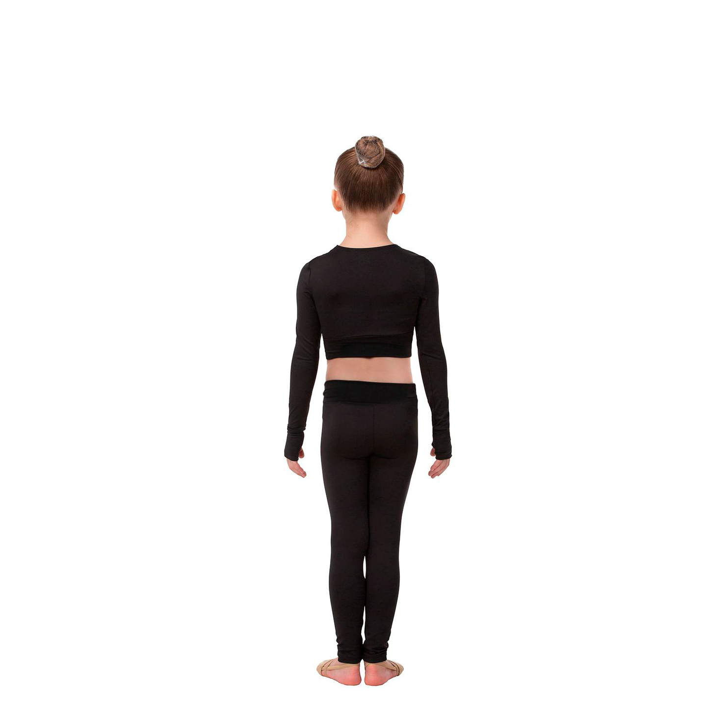 Elastic Top with Long Sleeves SOLO Black