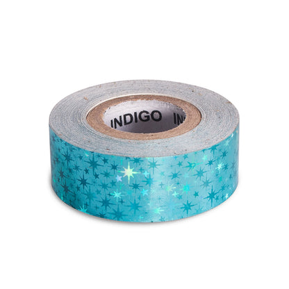 Rollo Adhesivo STARS INDIGO Plata 20mm*14m