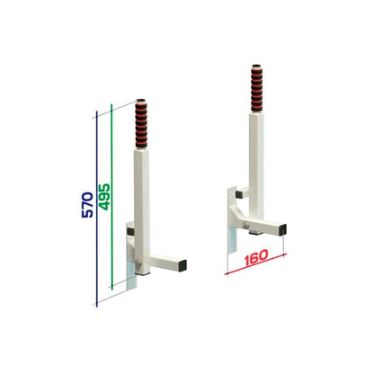 Barra de Pared Plegables hasta 200 kg PULSE SPEKTR 57*16 cm