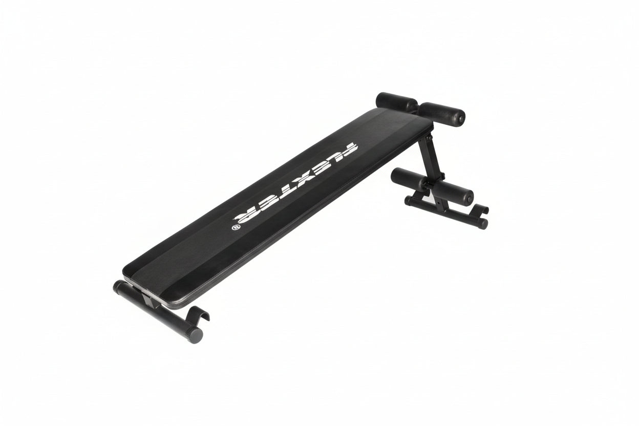 FLEXTER Black Universal Folding Bench FLX12 140* 40* 43-51 cm