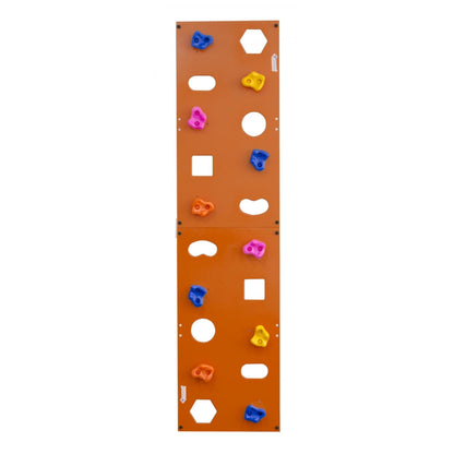 Climbing Wall - 10 Holds with Holes ELBRUS Orange 50* 200 cm