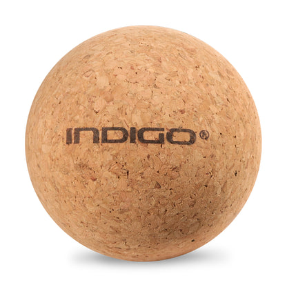 Balle De Massage En Liège Pour Yoga INDIGO Marron 5 cm