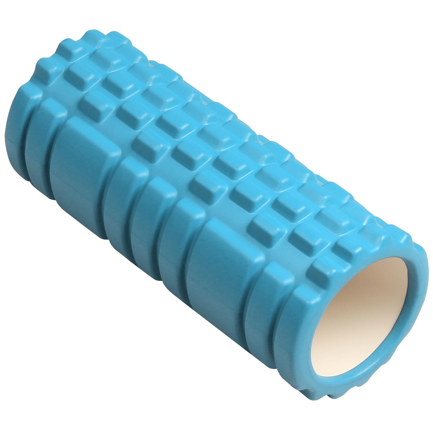 Rodillo de Espuma Foam Roller Redondo para Masajes Musculares y Yoga PVC INDIGO 33*14 cm