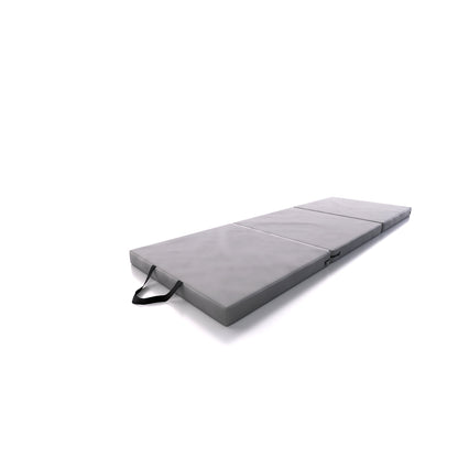 DRUNA Colchoneta Gimnasia Plegable 180x60x6 cm con Asas - Gris